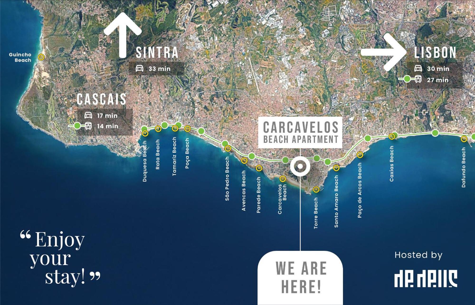 Carcavelos Beach Apartment Cascais Esterno foto